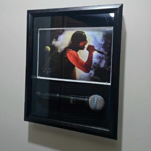 CULTUS RAFFLE! - STAGE USED MICROPHONE SHADOWBOX!